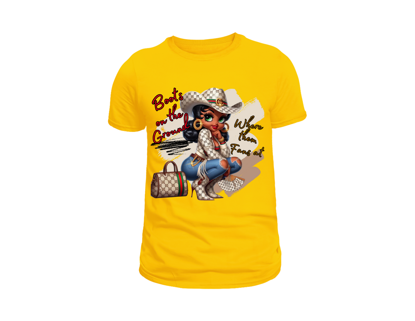 BOOTS ON THE GROUND T-SHIRT