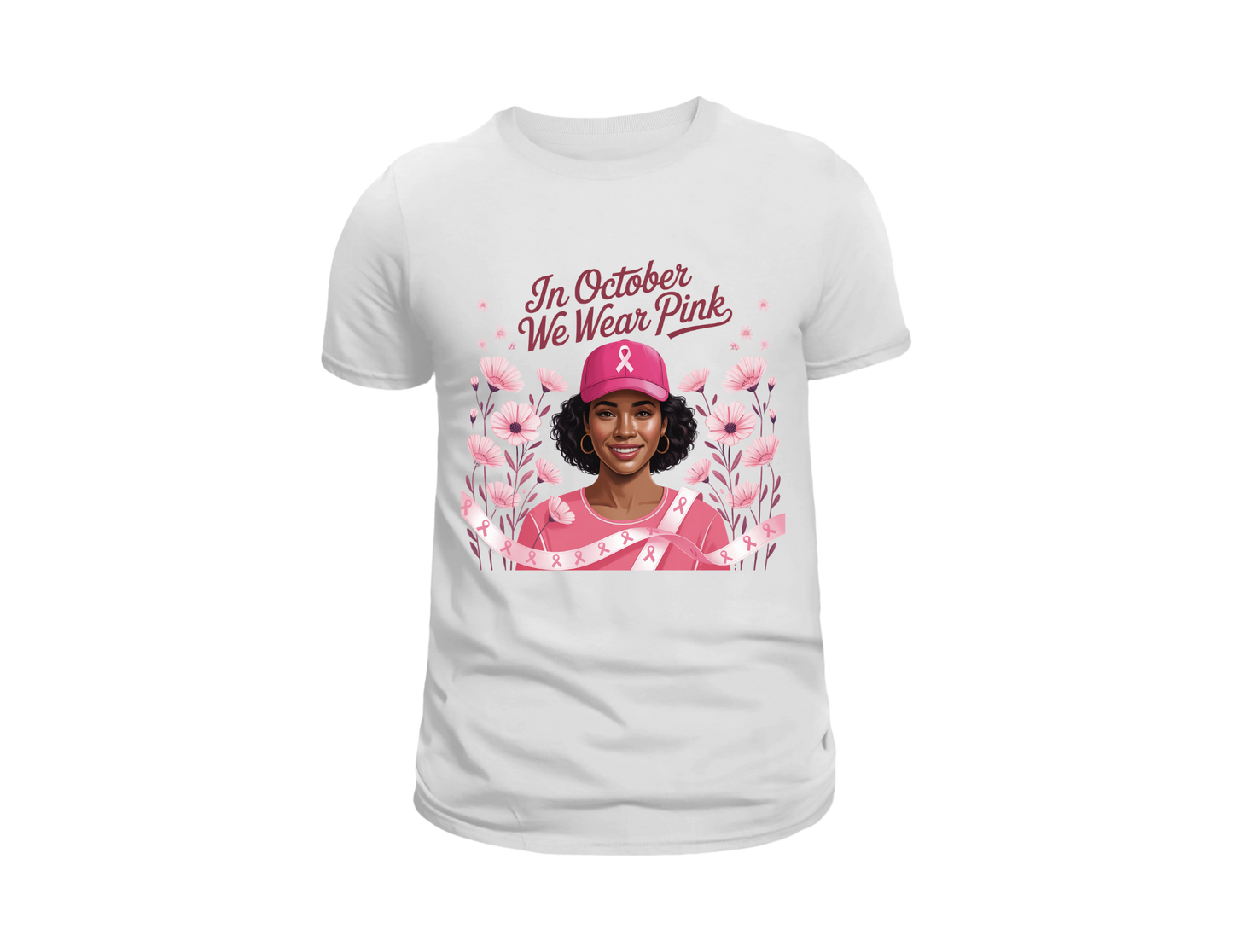 IN OCTOBER WE WEAR PINK T-SHIRT