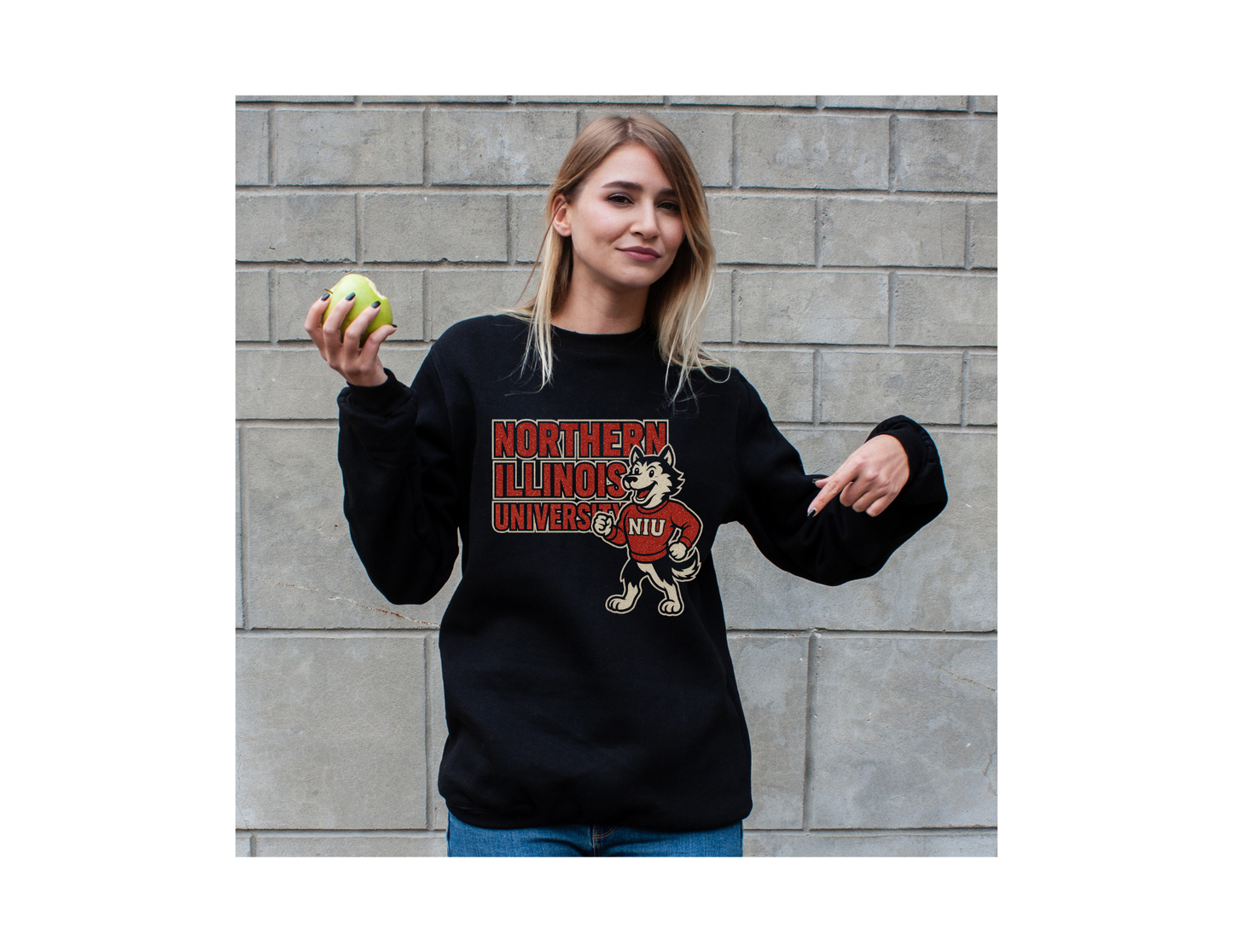 NORTHERN ILLINOIS SWEATER