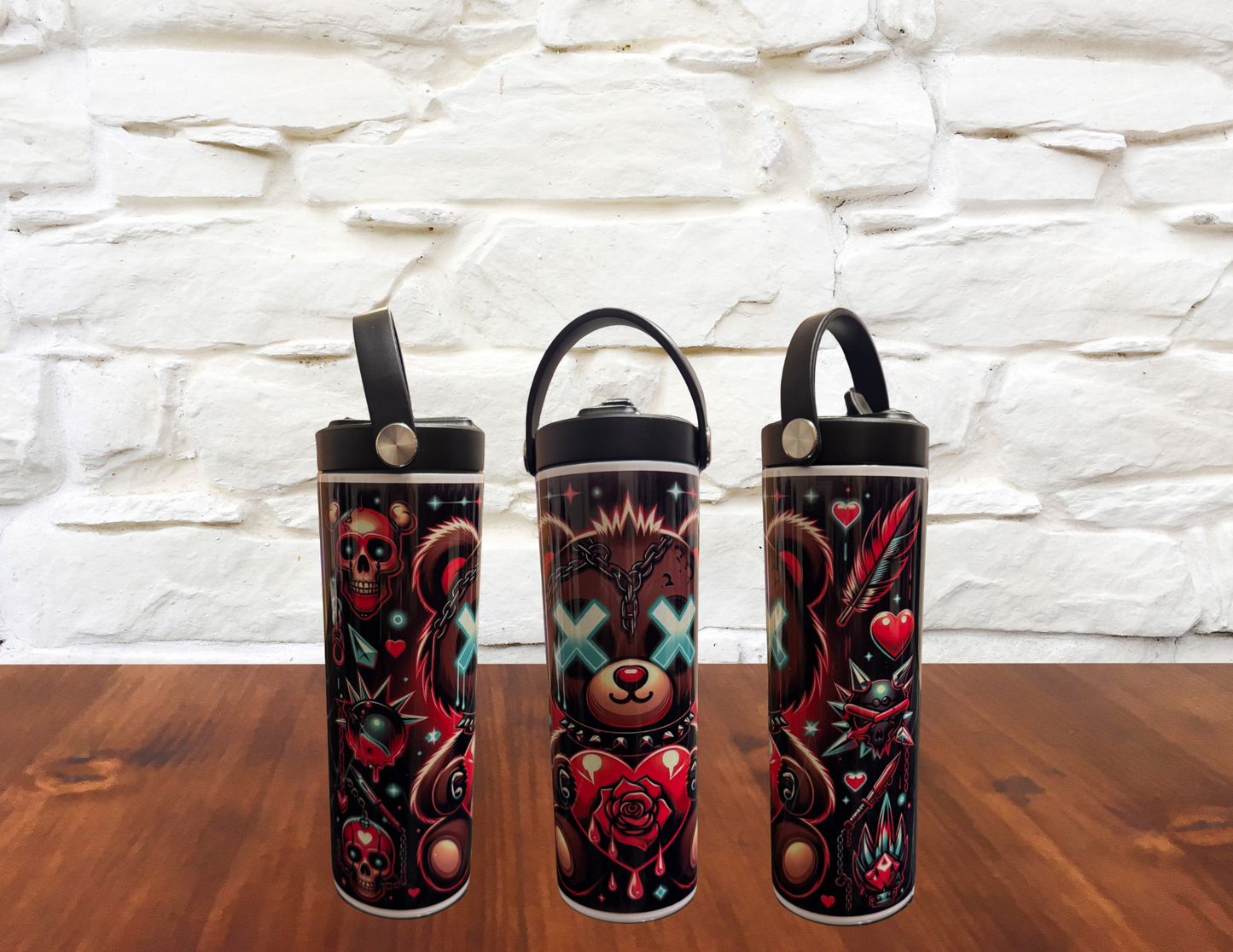 DOUBLE X EYED BEAR TUMBLER
