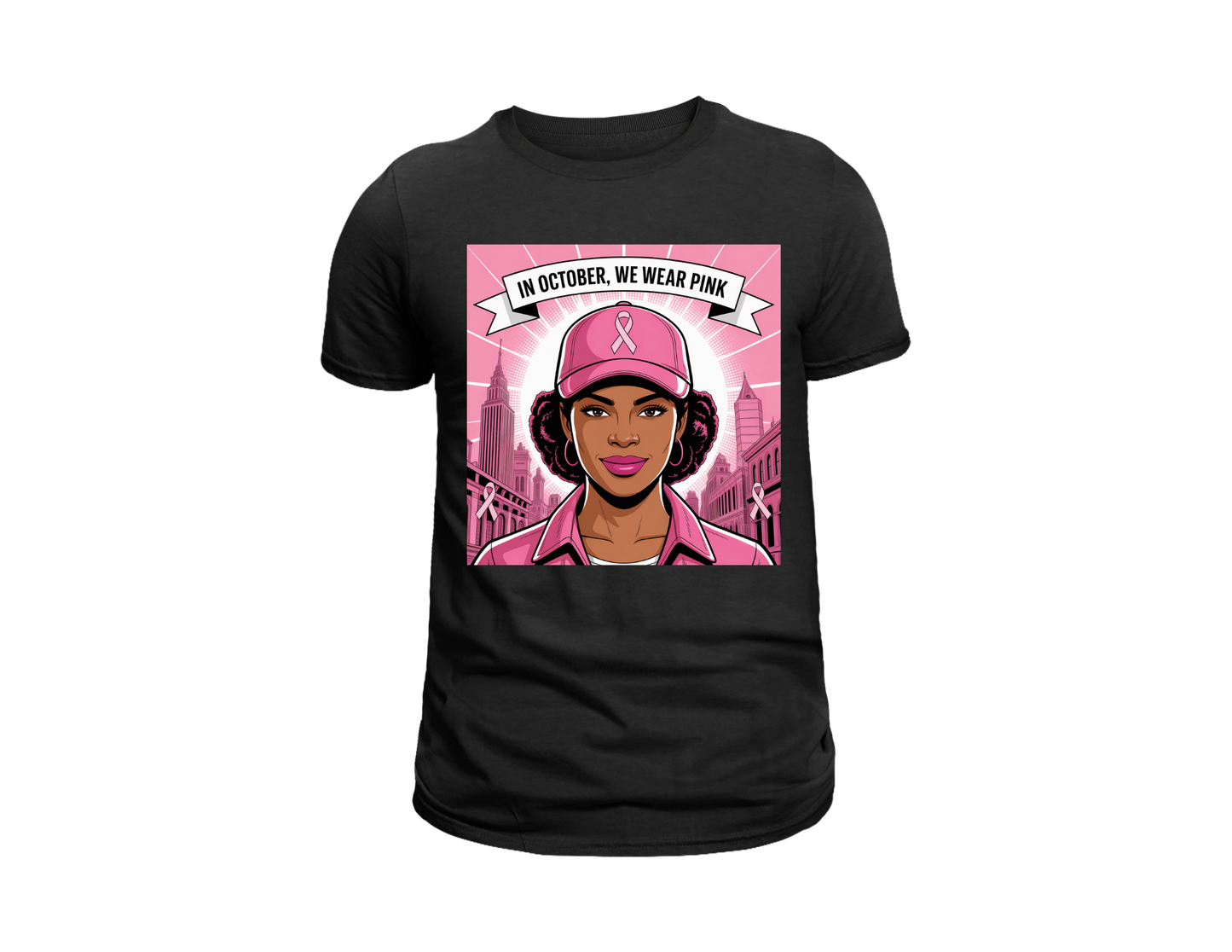 IN OCTOBER WE WEAR PINK T-SHIRT