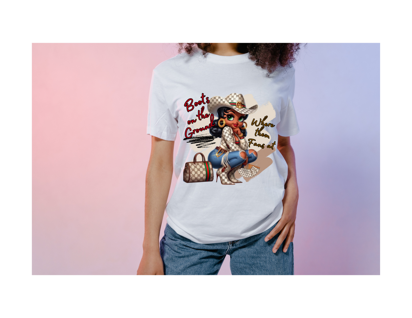 BOOTS ON THE GROUND T-SHIRT