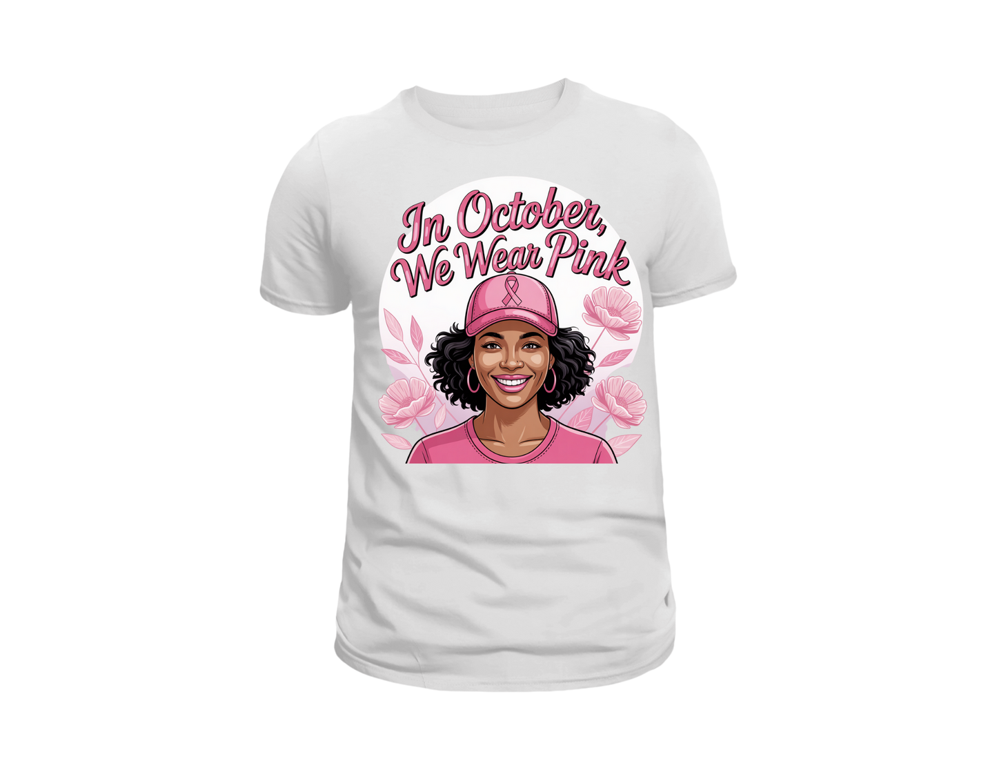 IN OCTOBER WE WEAR PINK T-SHIRT