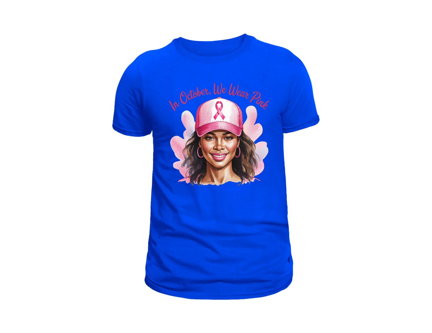 IN OCTOBER WE WEAR PINK T-SHIRT CANCER AWARENESS