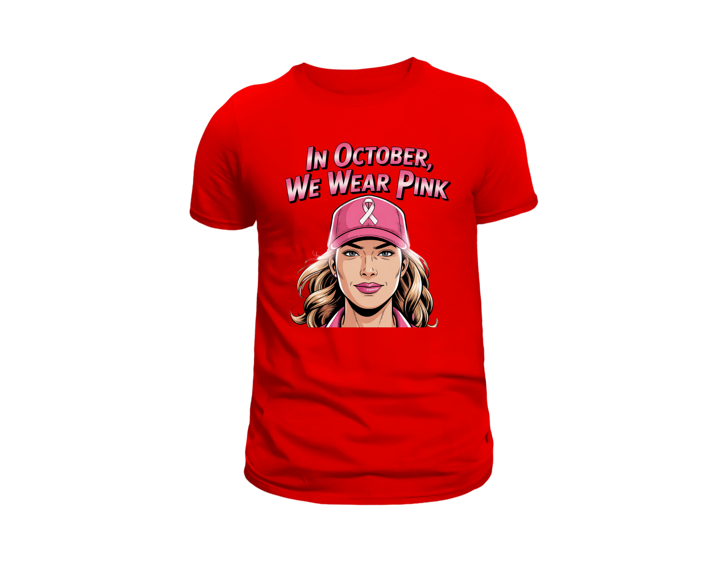 IN OCTOBER WE WEAR PINK T-SHIRT