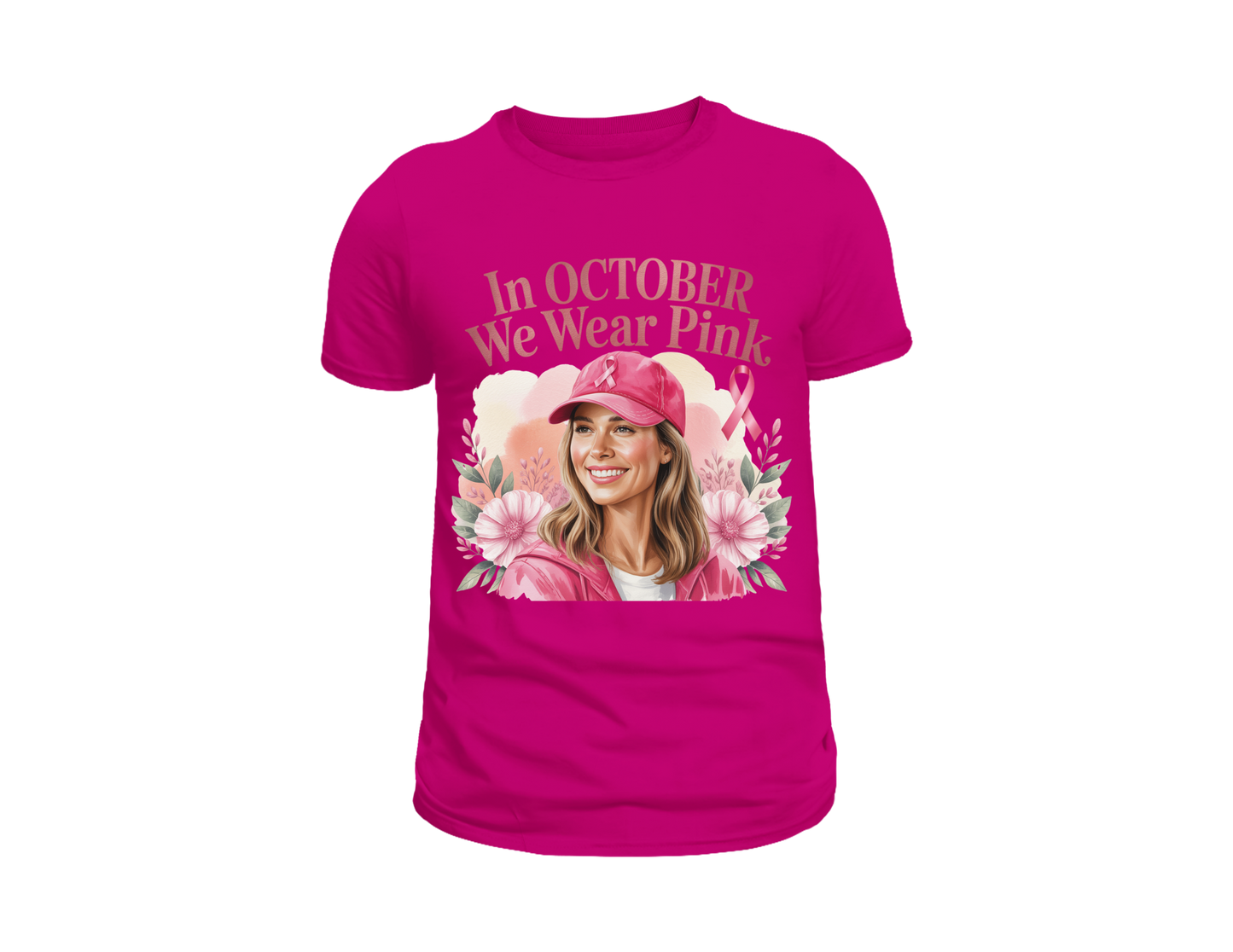 IN OCTOBER WE WEAR PINK T-SHIRT