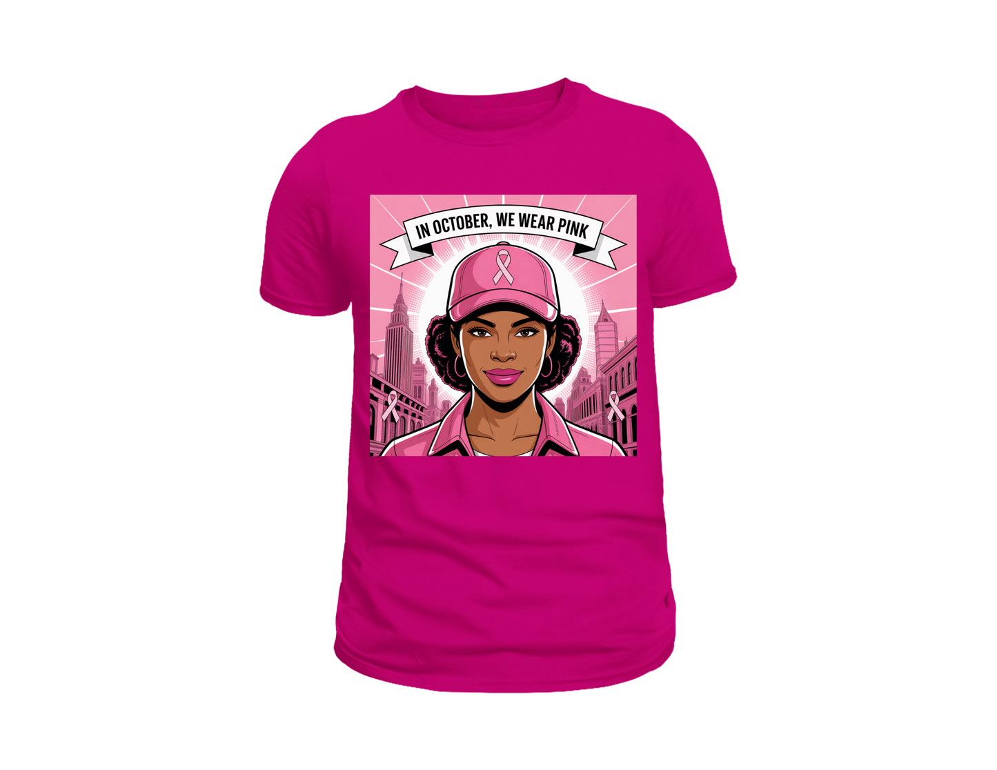 IN OCTOBER WE WEAR PINK T-SHIRT