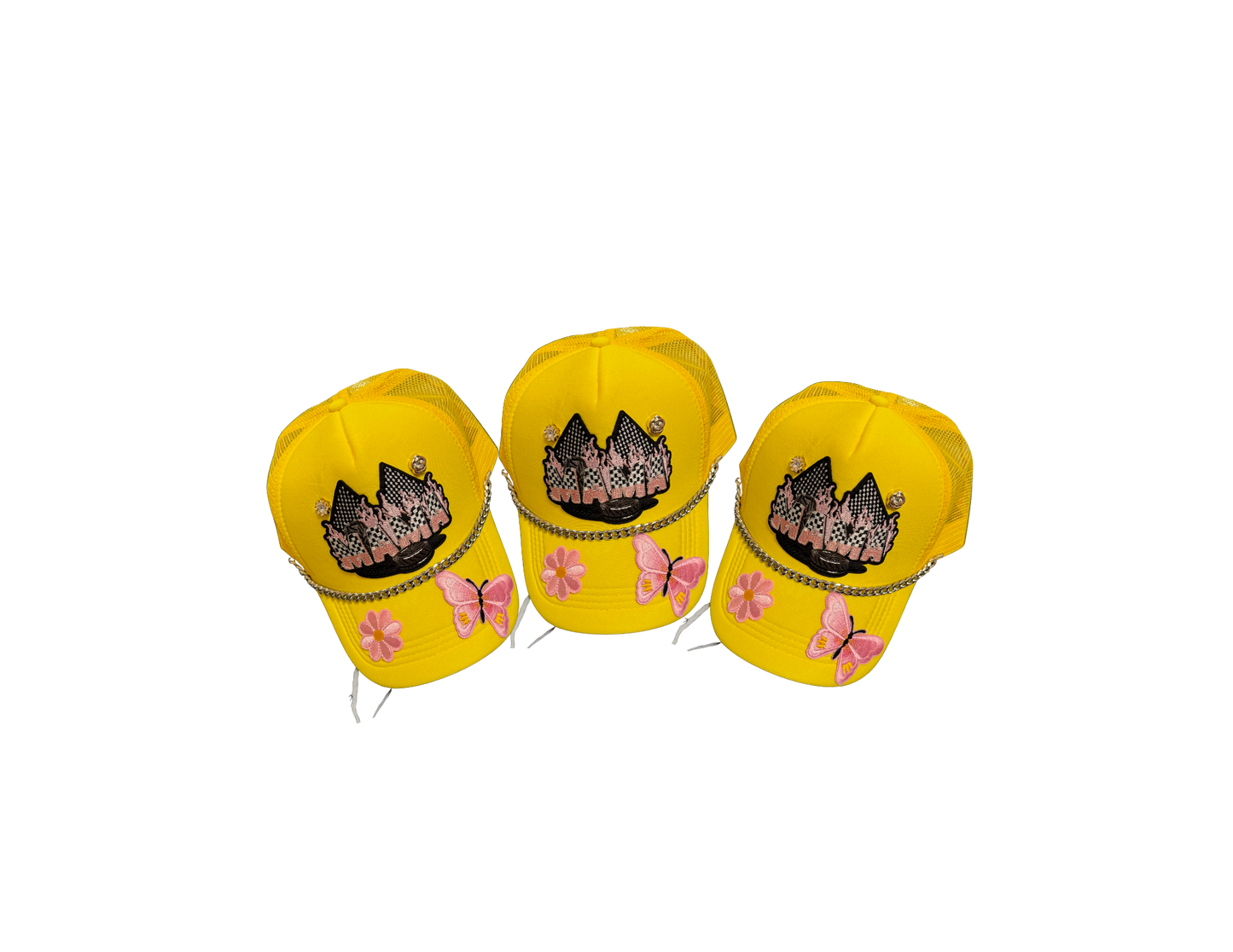 YELLOW MAMA TRUCKER HAT
