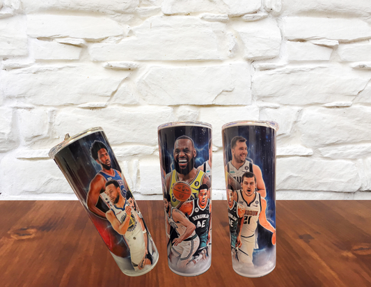 BASKETBALL PLAYER TUMBLER